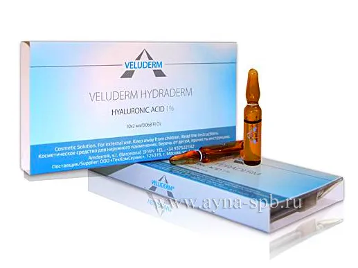 Монопрепарат Veluderm HYALURONIC 1%, 2 ml